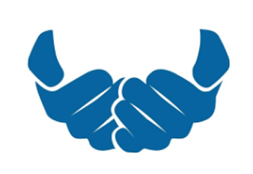 cupped hands